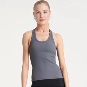 All Access Bandier l Session Ribbed Tank Grey Size XL